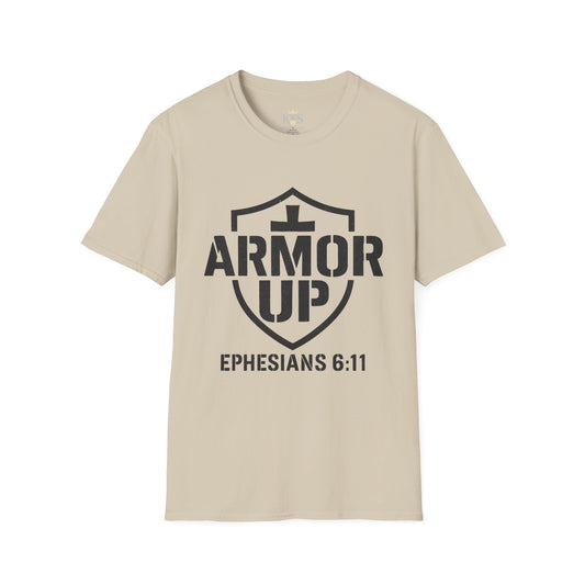Faith-Inspired Armor Up T-Shirt | Unisex Tee for Christians, Bible Study, Gifts, Church Events, Religious Apparel