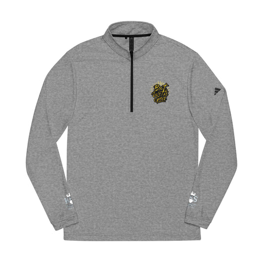 Adidas® Embroidered Quarter-Zip Pullover, Athletic Sweatshirt, Sports Fashion, Casual Layering, Gift for Him/Her