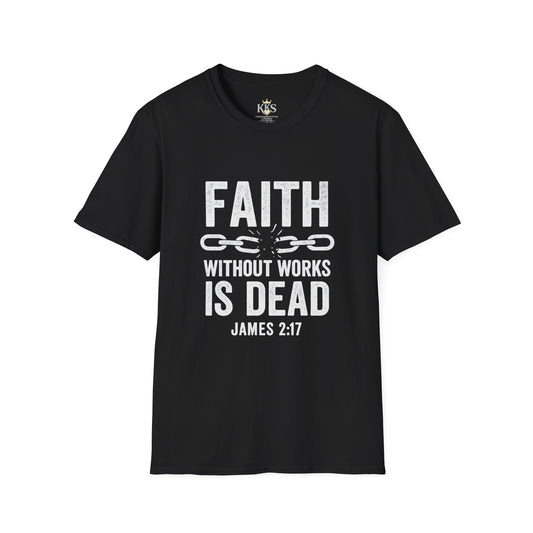 Faith Inspirational Unisex Softstyle T-Shirt - Motivational Quote Tee, Casual Wear, Gifts for Believers, Church Events, Everyday Style